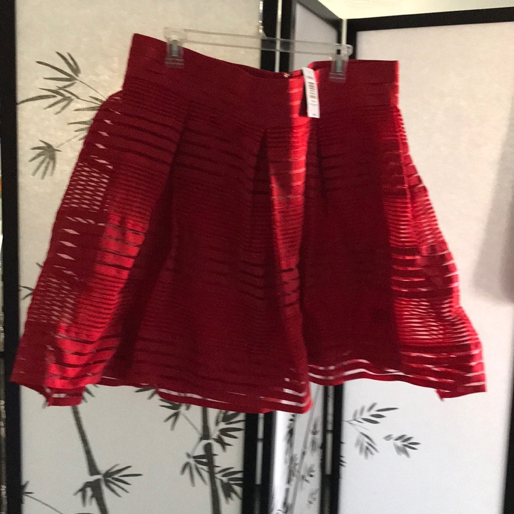 NWT Candy Apple Red Torrid midi skirt 3x